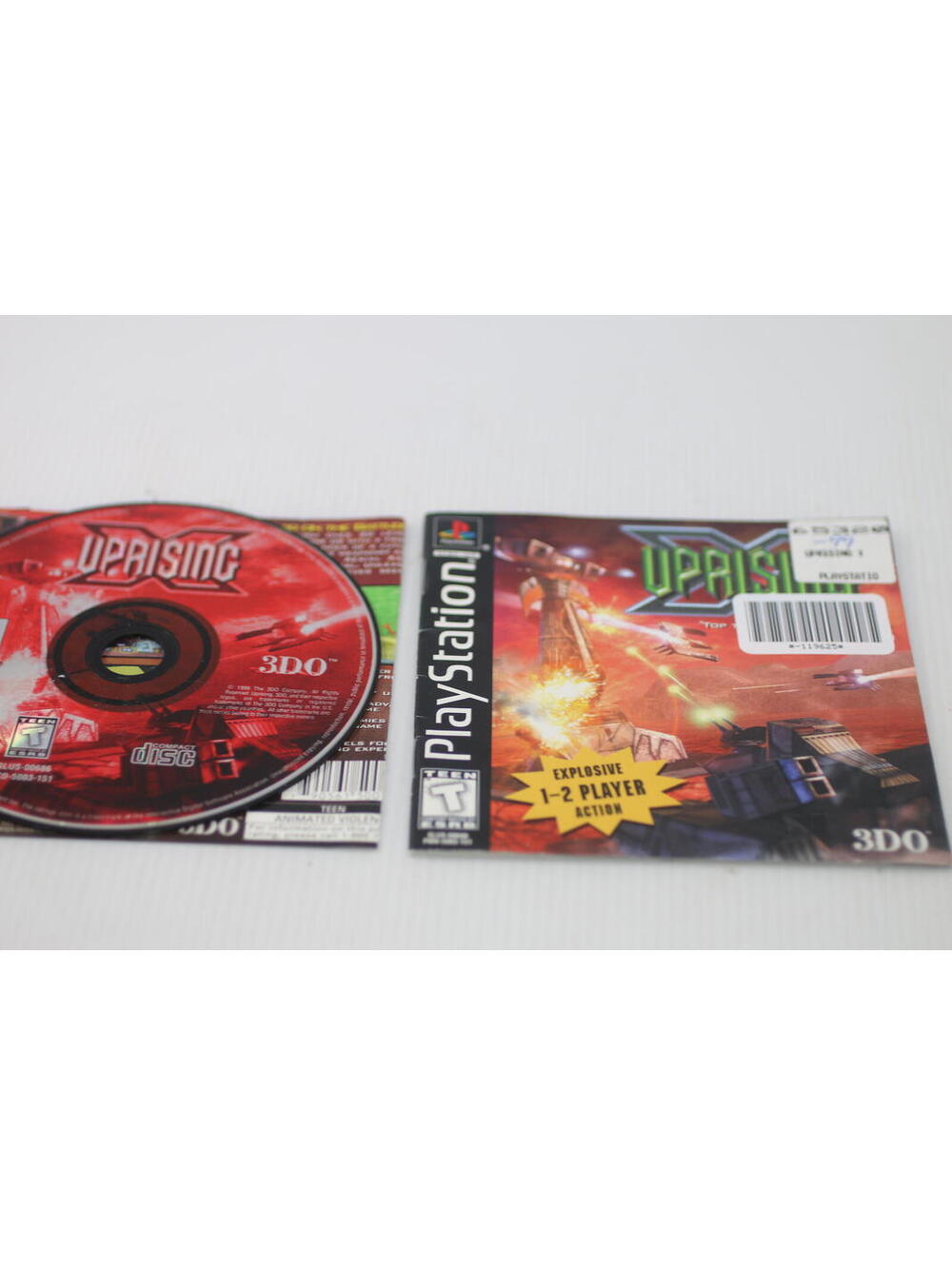 Uprising X Sony PlayStation 1 PS1 Video Game No jewel case included